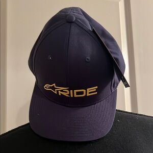 Alpinestars Navy and Gold Cap